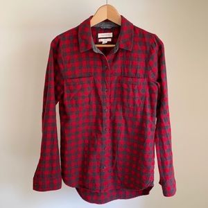 Nordstrom Treasure & Bond Red/Gray Thermal Size S